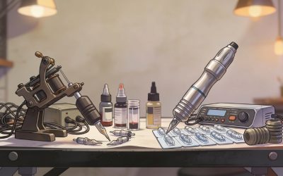 máquinas de tatuar económicas vs gama alta
