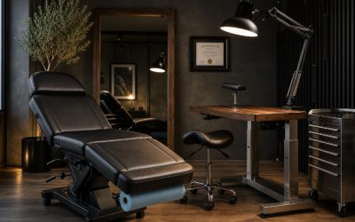 Mobiliario y ergonomía en tu estudio de tatuaje
