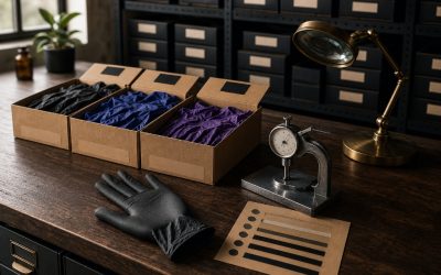 Guantes de nitrilo para tatuaje: grosores y calidades